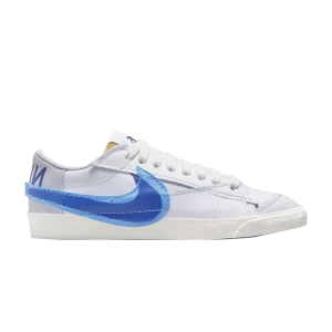 Nike Blazer Low '77 Jumbo 'Double Swoosh - Blanc Bleu Université' Blanc/Bleu Université/Voile FN3413 100