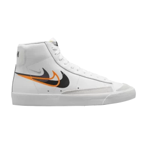 Nike Blazer Mid '77 'Multi-Swoosh - Mandarin Brillant' Blanc/Noir/Mangerine Brillant FN7809 100