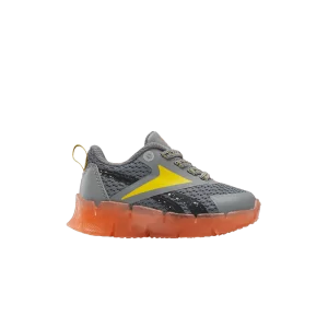 Reebok Blippi x Zig N' Glow Elastic Lace Baskets 'I'm an Excavator' pour tout-petits Gris/Orange/Jaune 100213276