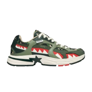 BAPE Bored Ape Yacht Club x Shark Sta 'Green' Baskets Vert 1K73191913 GRN