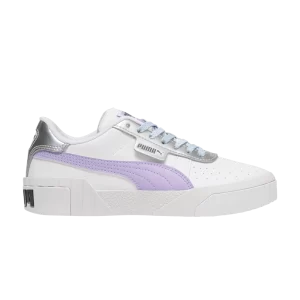 Puma Cali Big Kid 'Frozen Over' Baskets Blanc/Violet vif/Argent 396117 01