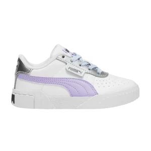 Puma Cali Little Kid 'Frozen Over' Baskets Blanc/Violet vif/Argent 396118 01