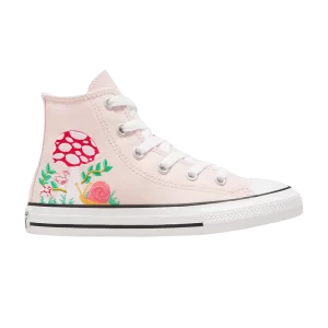 Converse Chuck Taylor All Star High PS 'Embroidered Mushroom' Baskets Blush Hash/Firestorm/Blanc A12038F