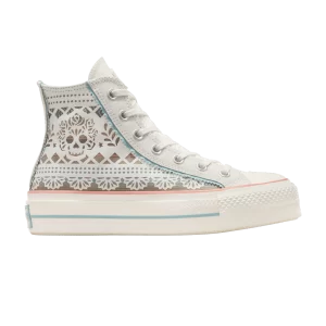 Converse Chuck Taylor All Star Lift High 'Día De Muertos 2024' Baskets Egret/Infinity pool A12439C