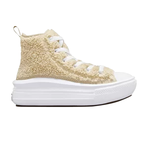 Converse Chuck Taylor All Star Move Platform High PS 'Sherpa – Baskets Beach Stone' Beach Stone/Blanc/Noir A06795C