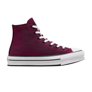 Converse Chuck Taylor All Star Platform Lift High GS 'Sparkle – Prime Pink 'Baskets Rose Prime/Blanc/Noir A05496C