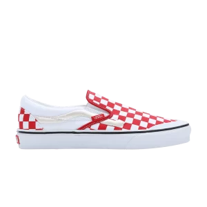 Vans Classic Slip-On 138 'Sidestripe – Damier rouge 'Damier rouge VN000BW39Y1