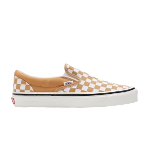 Vans Classic Slip-On 'Checkerboard - Honey Yellow' Baskets jaune miel VN0A7Q58BLS