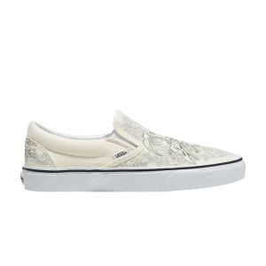 Vans Classic Slip-On 'Raven Skull' Baskets Raven Skull/Classic Blanc/True White VN0A5JLXFRL