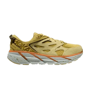 HOKA Clifton L Baskets en daim 'Golden Lichen' Lichen doré/racine de céleri 1122571 GLCR