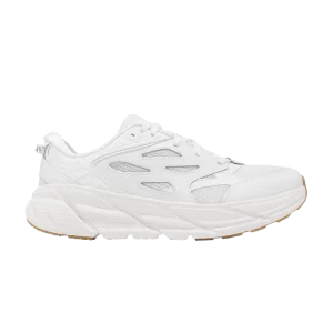 HOKA Clifton L 'White Gum' Baskets Blanc/Blanc 1160050 WWH