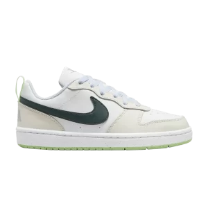 Nike Court Borough Low Recraft GS 'Coconut Milk Jungle Green' Lait de coco/Blanc/Vert jungle foncé/Blanc/Vert tempête/Bleu clair/Argent métallique FV8121 131