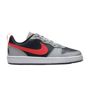 Nike Court Borough Low Recraft GS 'Light Smoke Bright Crimson' Gris fumée clair/Obsidienne foncée/Blanc/Cramoisi brillant DV5456 003