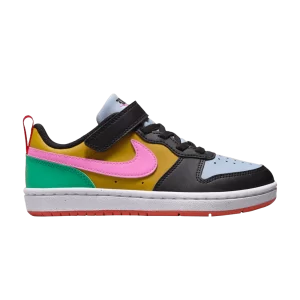 Nike Court Borough Low Recraft PS 'Multi-Color' Noir/Bronzin/Bleu clair/Rose ludique DV5457 004