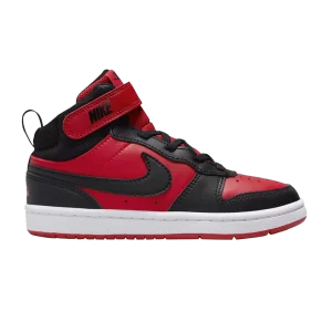 Nike Court Borough Mid PS 'Black University Red' Rouge université/Blanc/Noir CD7783 602