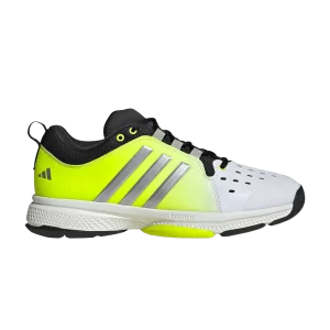 Baskets adidas Court Pickleball 'White Lucid Lemon' Blanc nuage/Argent métallique/Noir IG8960