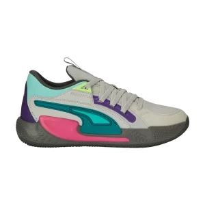 Puma Court Rider Chaos 'Daytona' Baskets Blanc/Gris clair froid 378612 01