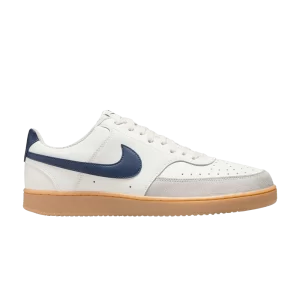 Nike Court Vision Low 'Sail Midnight Navy' Voile/Gomme marron clair/Or clair/Midnight Fleet HF1068 133