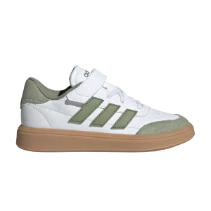 Baskets adidas CourtBlock C 'White Tent Green Gum' Nuage blanc/Tente verte/Gomme ID6504