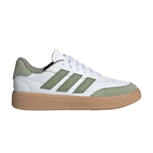 Baskets adidas CourtBlock J 'White Tent Green Gum' Nuage blanc/Tente verte/Gomme ID6499
