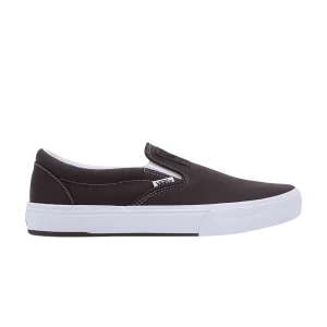 Vans Dakota Roche x BMX Slip-On 'Brown White' Baskets Marron/Blanc VN0005V1NWH