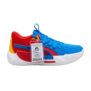 Puma Baskets DC Comics x Court Rider 'Superman – 85th Anniversary' Bleu course/Jaune grésillant/Rouge éternel 379002 01