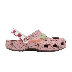 Baskets Crocs Demon Slayer x Classic Clog 'Nezuko' Vert/Rose 209320 206