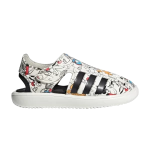 adidas Disney x Water Sandal J 'Mickey Mouse and Friends' Baskets Couleur blanche/Couleur noire/Blanc nuage IF0927