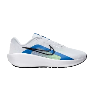 Nike Downshifter 13 Extra Wide 'White Star Blue' Blanc/Bleu étoile/Vert Strike/Noir FJ1284 103