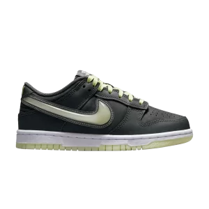 Nike Dunk Low GS 'Halloween – Glow In The Dark' Gris fer/lime glacé/gris froid/blanc HQ3569 068