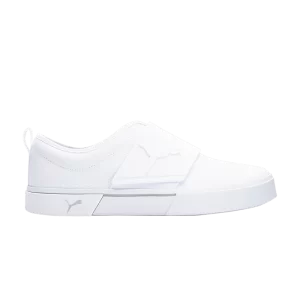 Puma El Rey II Slip-On Perf Leather 'White Grey Violet' Baskets Blanc/Gris violet 384369 03