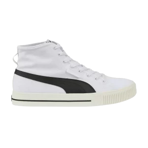 Puma Ever Mid 'White Black' Baskets Blanc/Noir/Primordial 385847 01
