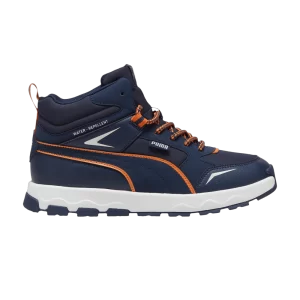 Puma Evolve Trail Big Kid 'Club Navy Maple Syrup' Baskets Navy Club/Sirop d'érable 397644 02