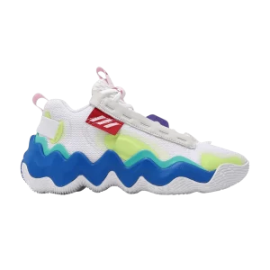 Baskets adidas Exhibit B 'White Blue Rush' Nuage blanc/Rouge vif/Fièvre bleue GZ9552
