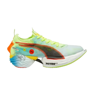 Puma Fast-R Nitro Elite 2 'Marathon Series' Baskets Bleu Nitro/Pomme Fizzy/Bleu Vitesse 310199 01
