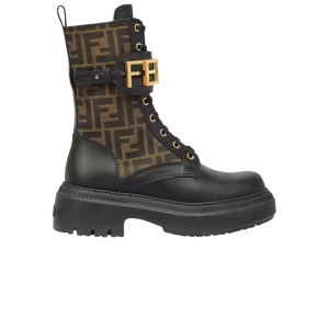 Baskets Fendi Wmns Fendigraphy Boot 'Brown FF Pattern' Marron 8T8355 AHGY F0PMM