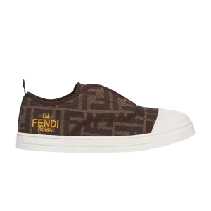 Fendi Slip-On Sneaker Junior 'Allover FF Logo - Tabac 'Tobacco JMR462 AJZE F1NJK
