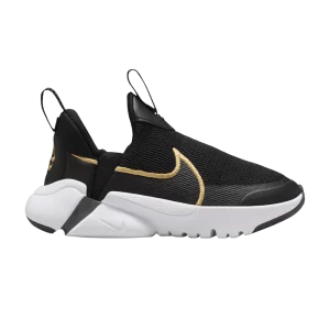 Nike Flex Plus 2 PS 'Black Metallic Gold' Noir/Gris fumée foncé/Blanc/Or métallique DV9000 002