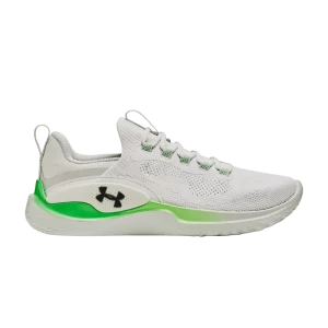 Baskets Under Armour Flow Dynamic 'White Clay Green Screen' Argile blanche/Écran vert/Noir 3026106 300