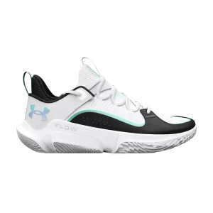 Under Armour Flow FUTR X 3 'Start Of Season' Baskets Blanc/Noir/Neo turquoise 3026834 100