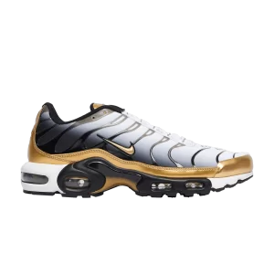 Nike Foot Locker x Air Max Plus Premium '50th Anniversary' Baskets Blanc/Or Métallique/Noir HM0352 100