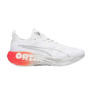Puma ForeverRun Nitro 'White Cherry Tomato' Baskets Blanc/Argent/Tomate cerise 380017 01
