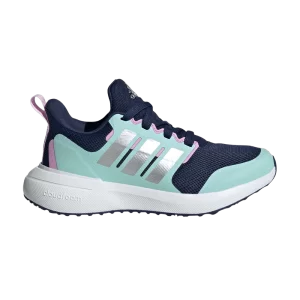adidas FortaRun 2.0 J 'Dark Blue Flash Aqua' Bleu foncé/Argent métallique/Half Flash Aqua IE1082