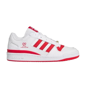 adidas Forum Low Classic 'White Scarlet Broded Heart' Nuage blanc/Meilleur écarlate/Or métallique IG2756