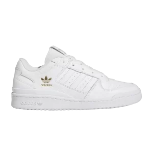 Baskets adidas Forum Low 'White Gold Tumbled Leather' Blanc nuage/Blanc nuage/Or métallique IG0690