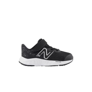 Baskets New Balance Fresh Foam Arishi v4 Bungee Lace Top Strap Toddler X-Wide 'Black Silver Metallic' Noir/Blanc/Argent Métallique IAARIBW4 XW