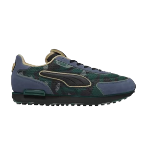 Puma Future Rider 'Concrete Camo' Baskets Bleu/Noir/Sand Dune 396672 01