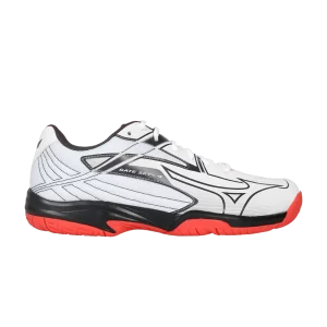 Mizuno Gate Sky Plus 4 Wide 'White Fiery Coral' Baskets Blanc/Noir 71GA242103