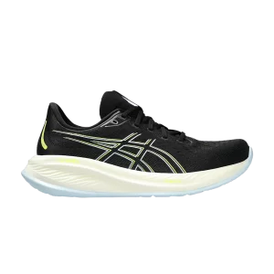 ASICS Gel Cumulus 26 2E Wide 'Noir Jaune Sécurité' Noir/Jaune sûr 1011B793 006