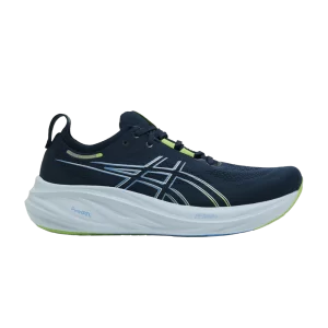 ASICS Gel Nimbus 26 4E Wide 'Français Bleu' Bleu Français/Vert Vert Électrique 1011B796 400